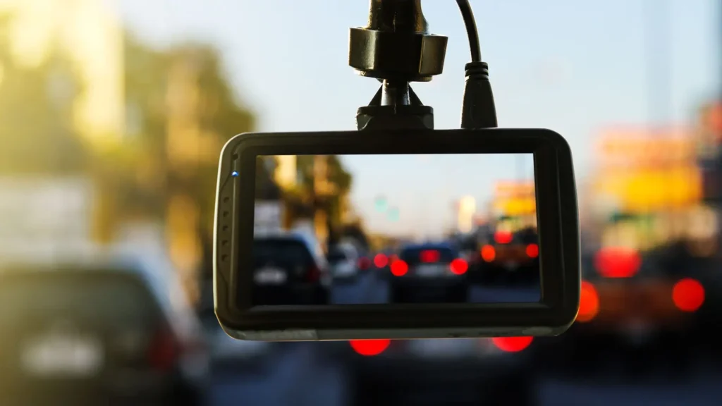 image of a dash cam