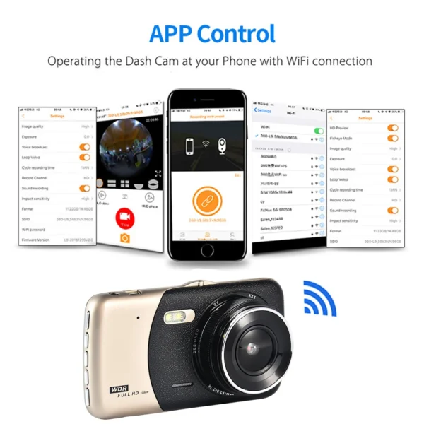 image of a dash cam