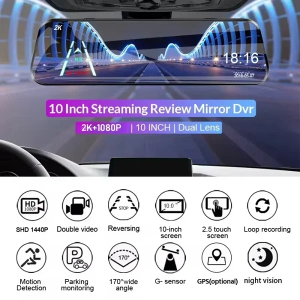 image of a dash cam