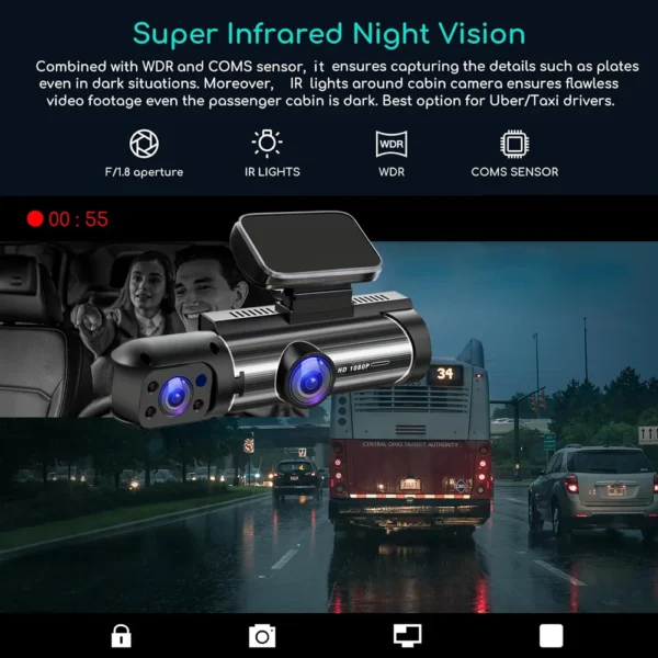 image of a dash cam