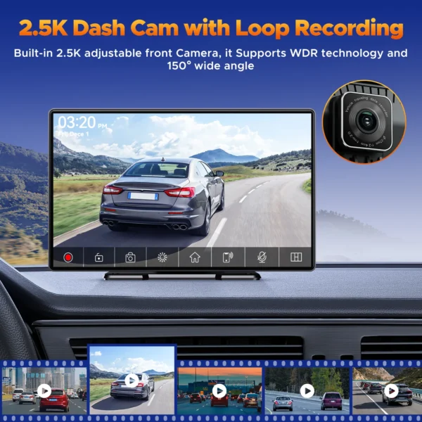 image of a dash cam