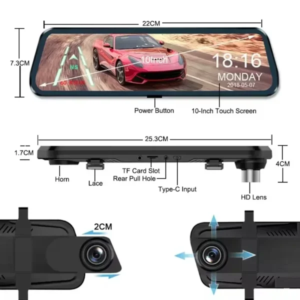 image of a dash cam