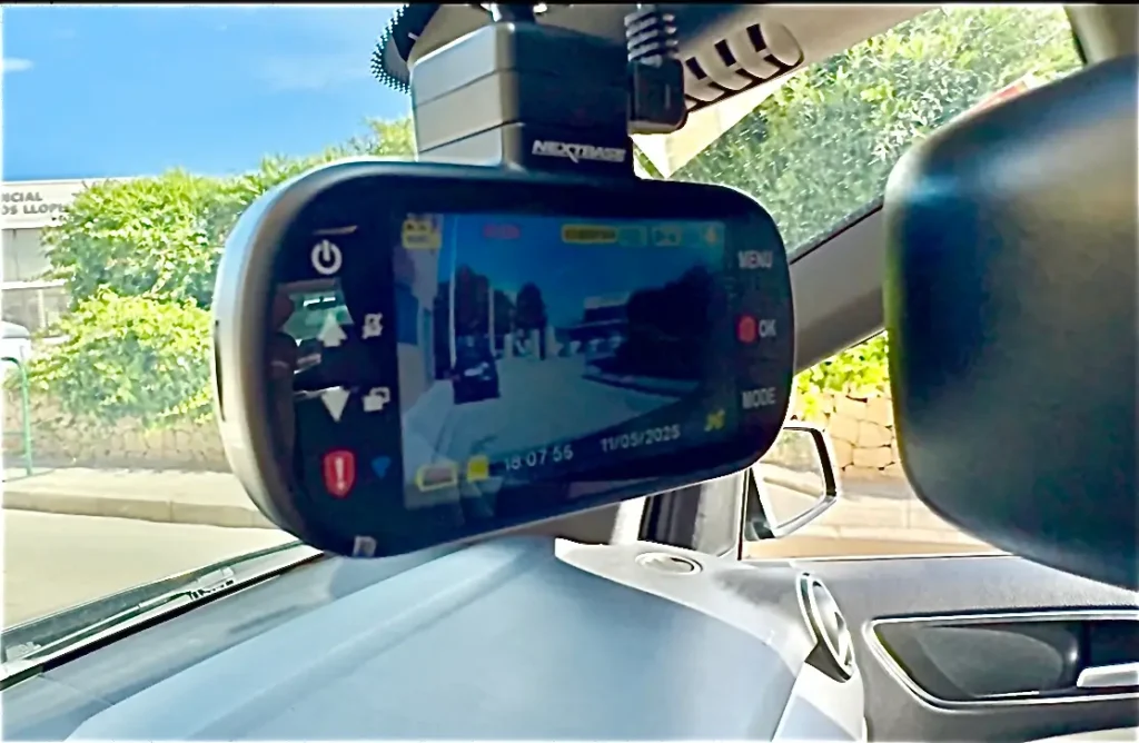 dashcam fitted in benissa
